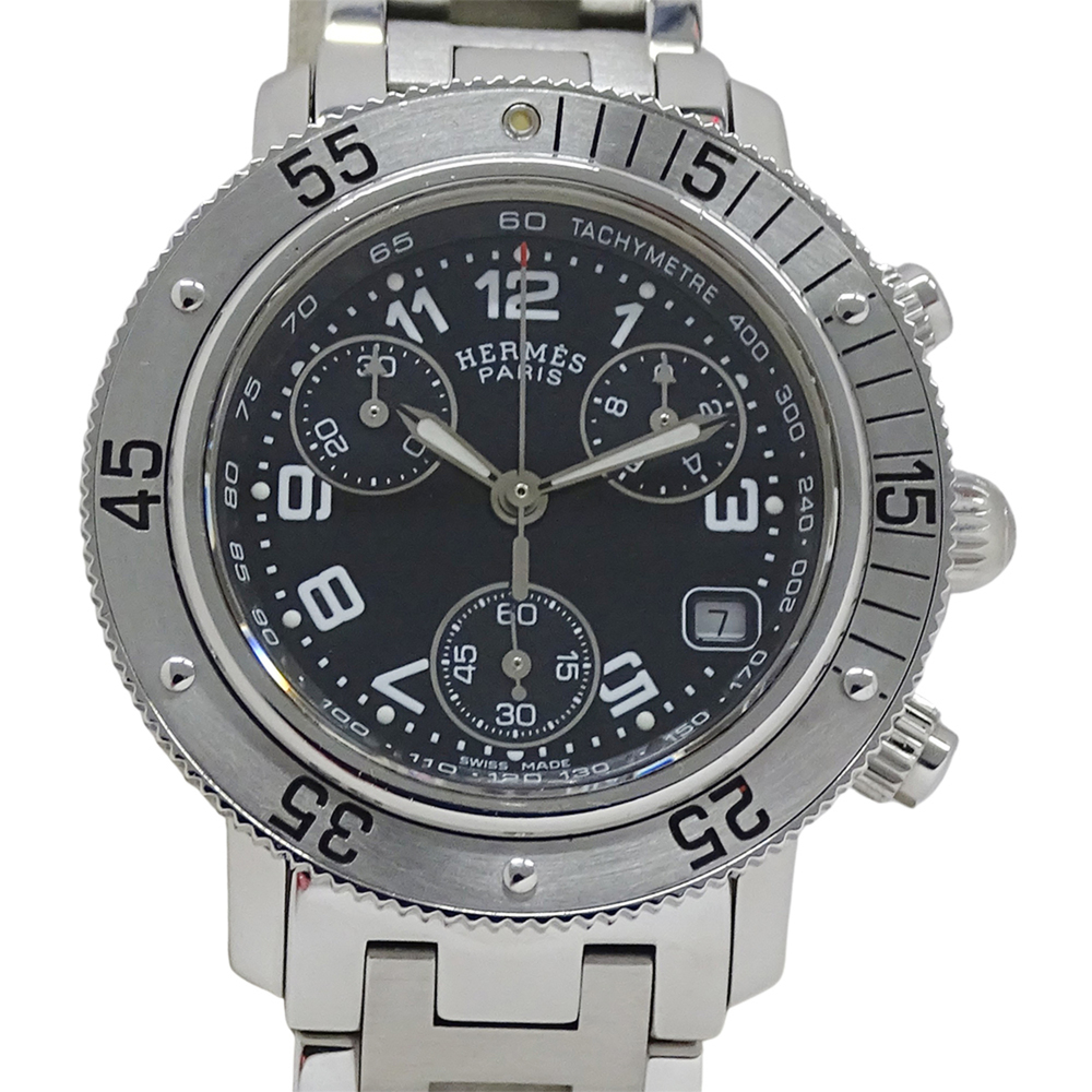 Hermes HERMES Women's Watch, Brand: Clipper Diver Chronograph Date, Quartz, S... - Picture 2 of 16